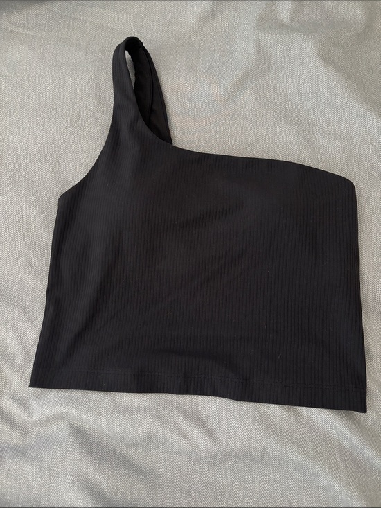 lululemon athletica Tops - lululemon Black One-Shoulder Ribbed Align Tank